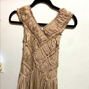 All Saints blush champagne dress